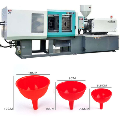 Máquina de moldagem por injeção automática 37KW máquina de fazer funil de plástico vermelho estéril