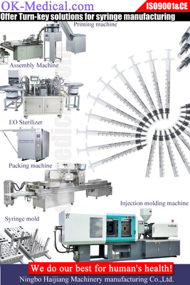 Máquina de fabricação de seringas 50/60HZ certificada CE/ISO com capacidade de 7 t